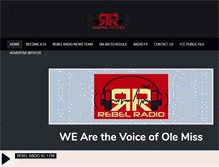 Tablet Screenshot of myrebelradio.com